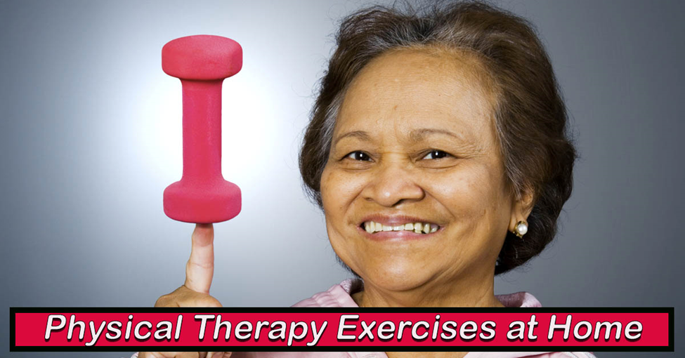 Tips to Encourage Physical Therapy at Home. Picture of an Asian female holding a lightweight barbell.